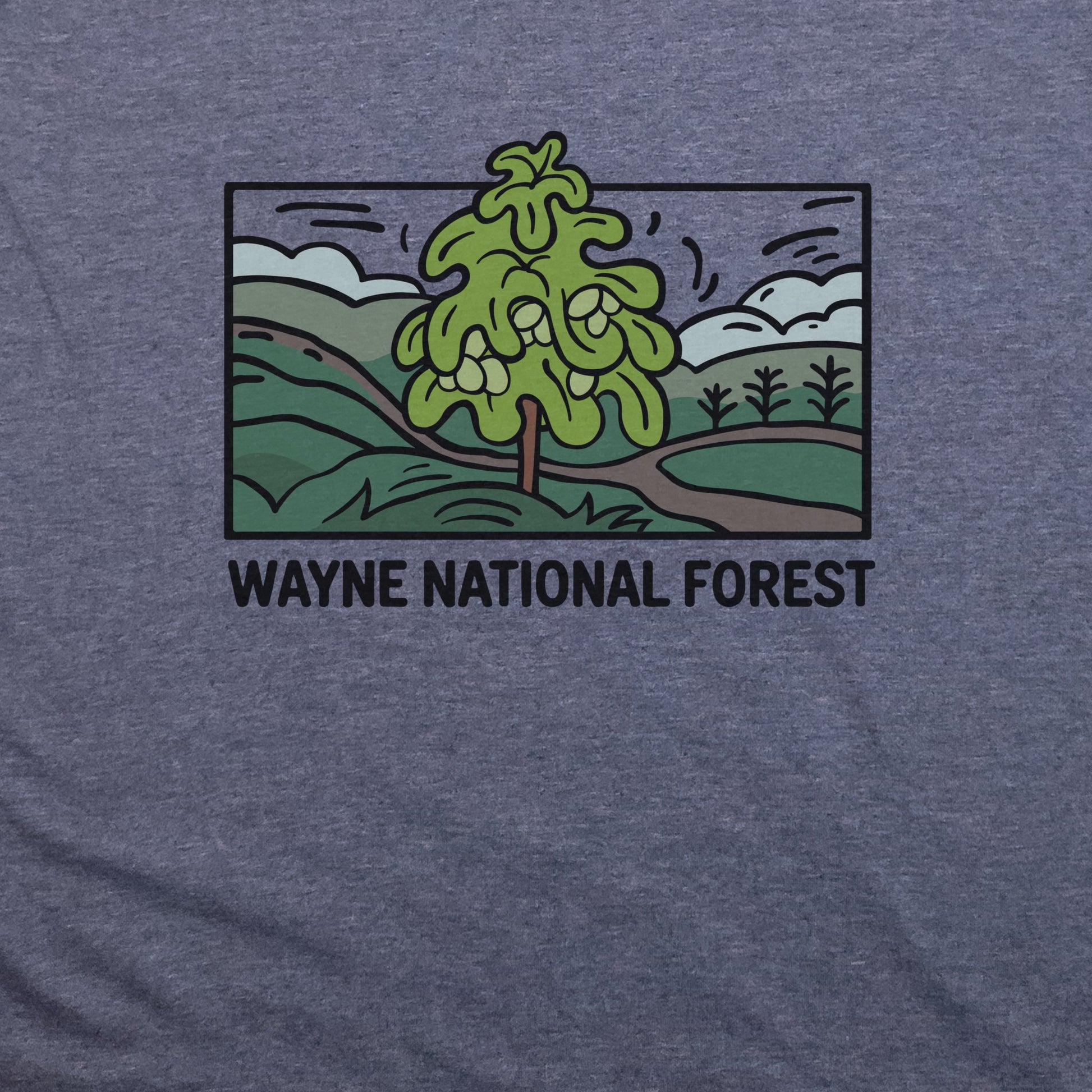 Wayne National Forest T-Shirt Adventure and Outdoors Themed T-Shirt