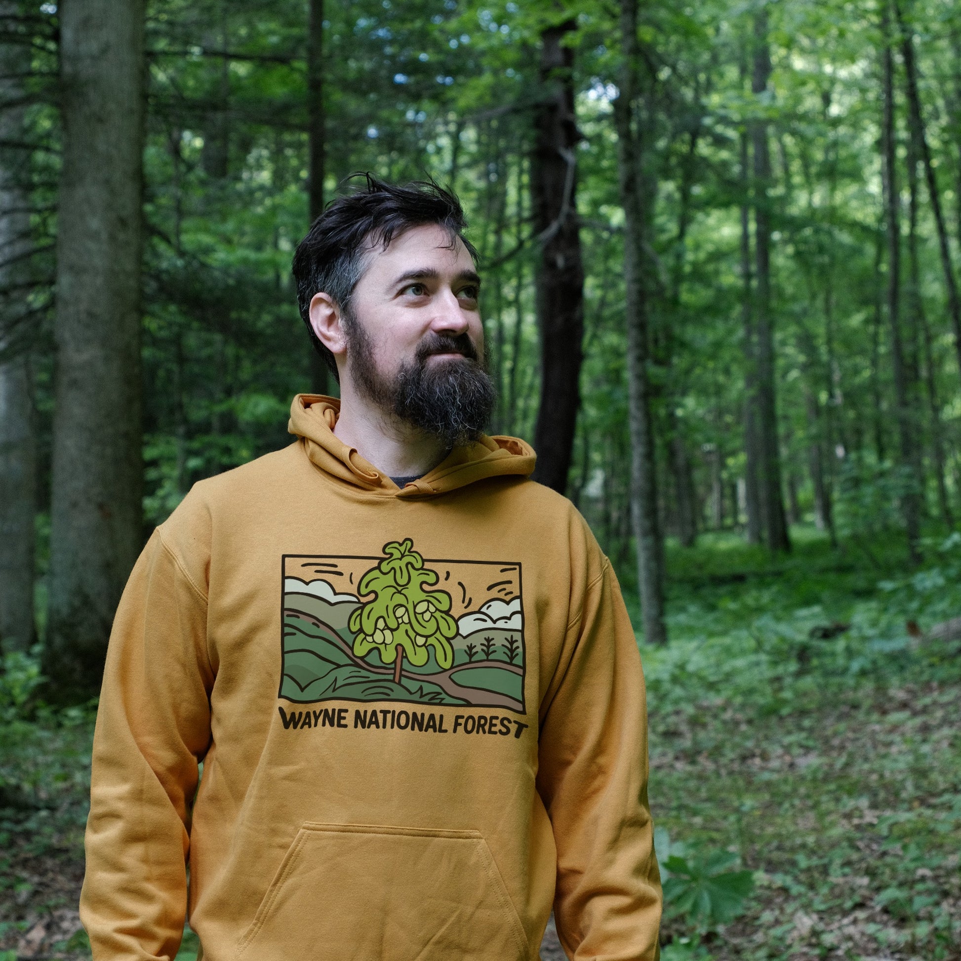 Wayne National Forest Hoodie Adventure and Outdoors Themed Hoodie