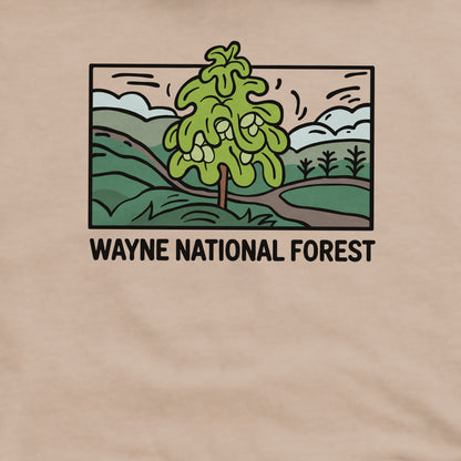 Wayne National Forest Crewneck Sweatshirt Adventure and Outdoors Themed Sweatshirt