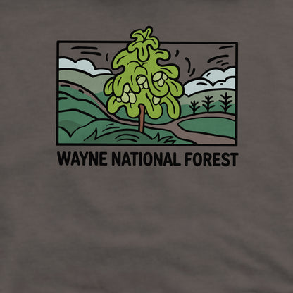 Wayne National Forest Crewneck Sweatshirt Adventure and Outdoors Themed Sweatshirt