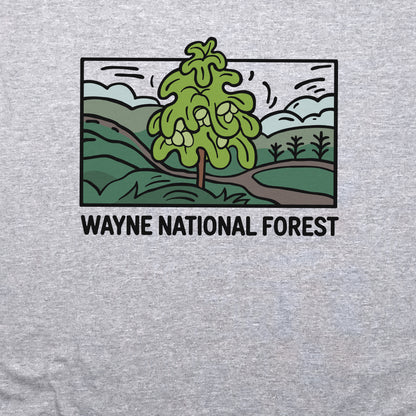 Wayne National Forest Crewneck Sweatshirt Adventure and Outdoors Themed Sweatshirt