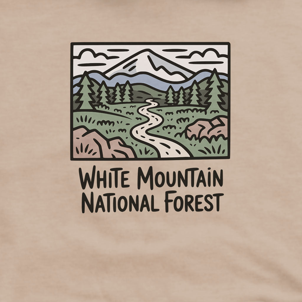 White Mountain National Forest Hoodie Adventure and Outdoors Themed Hoodie