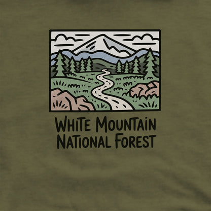 White Mountain National Forest Hoodie Adventure and Outdoors Themed Hoodie