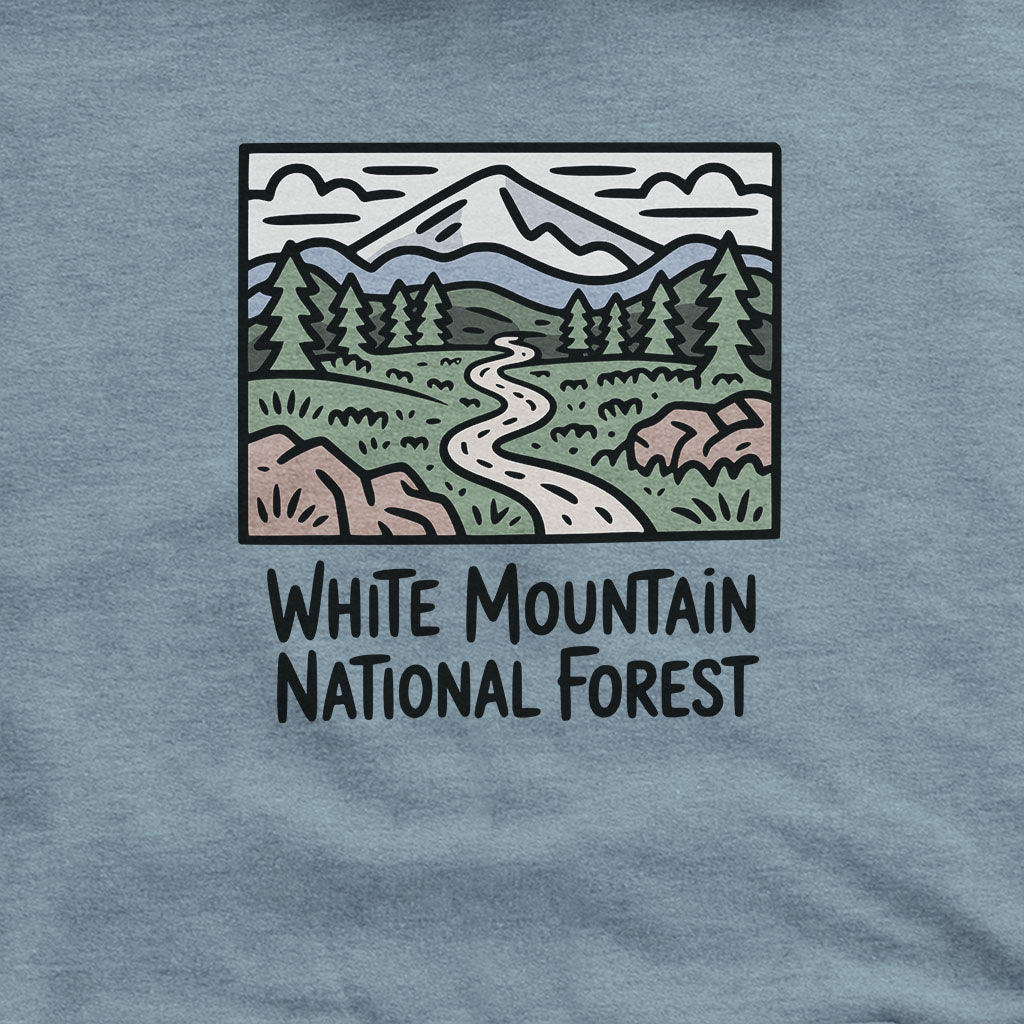 White Mountain National Forest Hoodie Adventure and Outdoors Themed Hoodie
