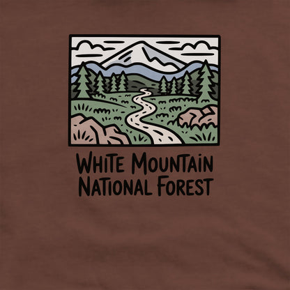 White Mountain National Forest Crewneck Sweatshirt Adventure and Outdoors Themed Sweatshirt