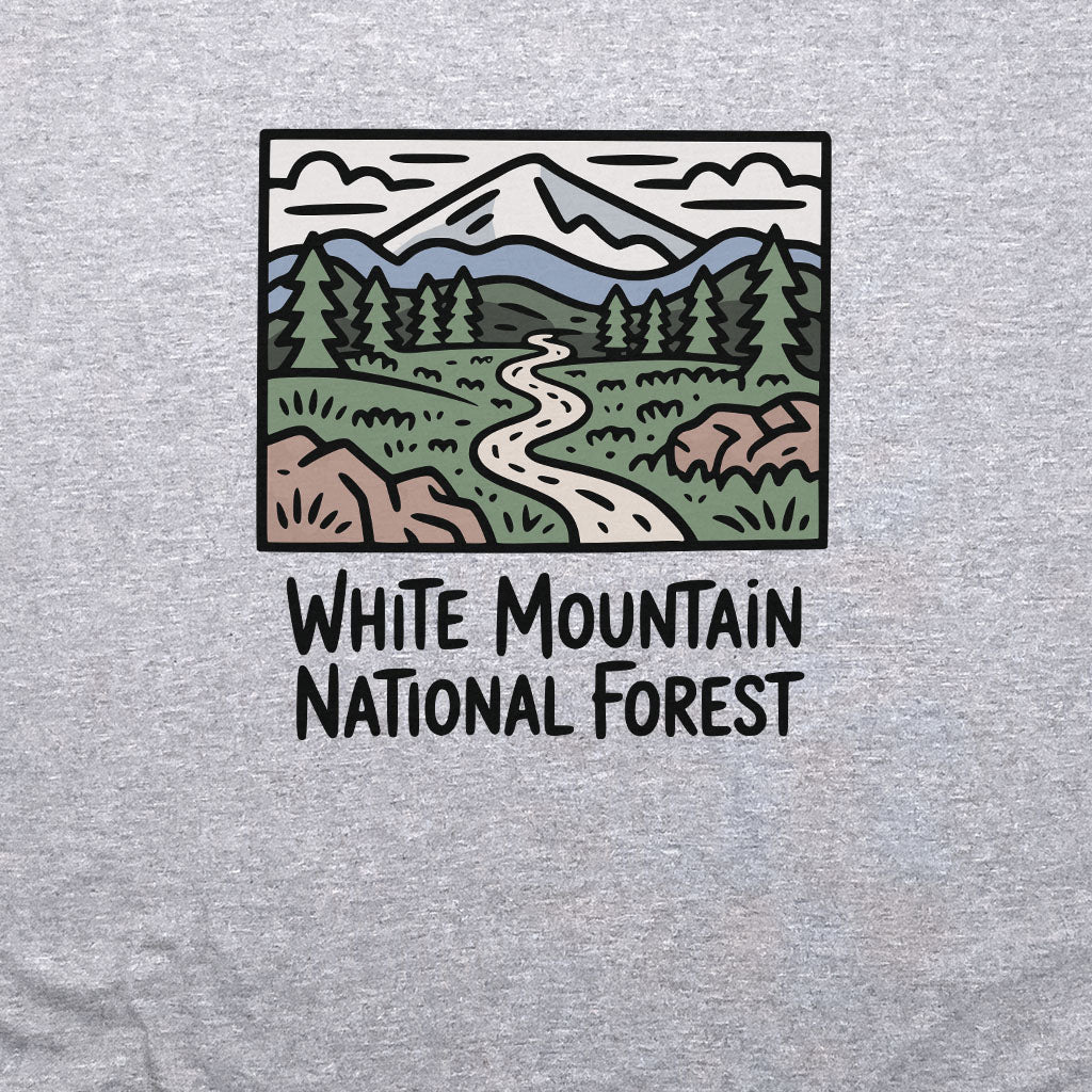 White Mountain National Forest Crewneck Sweatshirt Adventure and Outdoors Themed Sweatshirt