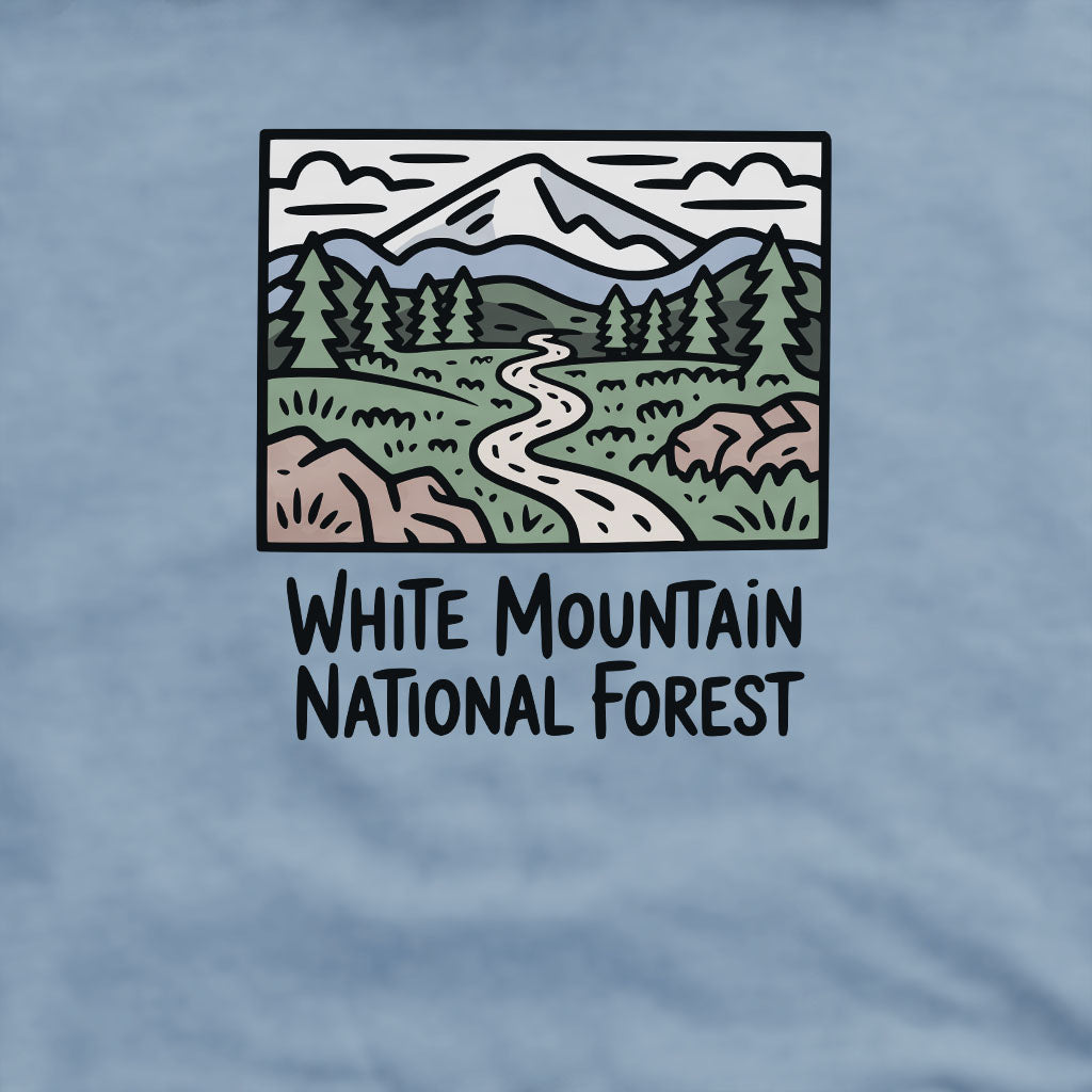 White Mountain National Forest Crewneck Sweatshirt Adventure and Outdoors Themed Sweatshirt