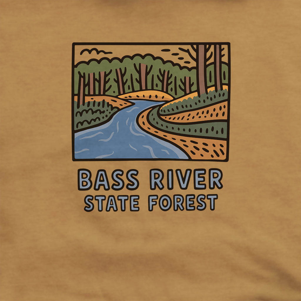 Bass River State Forest Hoodie Adventure and Outdoors Themed Hoodie