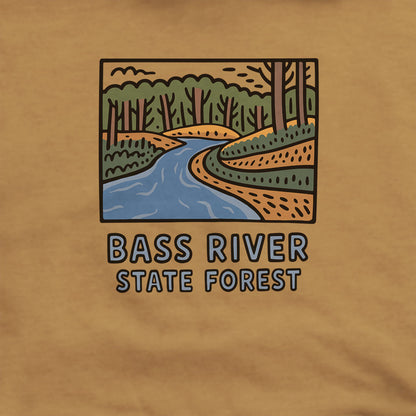 Bass River State Forest Hoodie Adventure and Outdoors Themed Hoodie