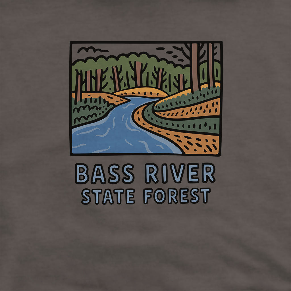 Bass River State Forest Hoodie Adventure and Outdoors Themed Hoodie