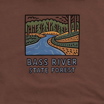 Bass River State Forest Hoodie Adventure and Outdoors Themed Hoodie