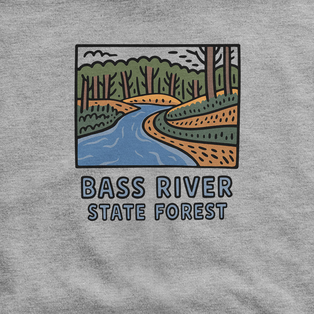 Bass River State Forest Hoodie Adventure and Outdoors Themed Hoodie