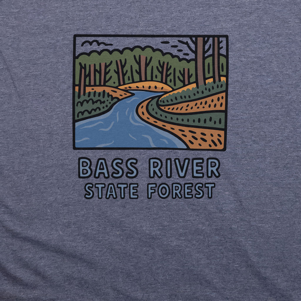 Bass River State Forest T-Shirt Adventure and Outdoors Themed T-Shirt