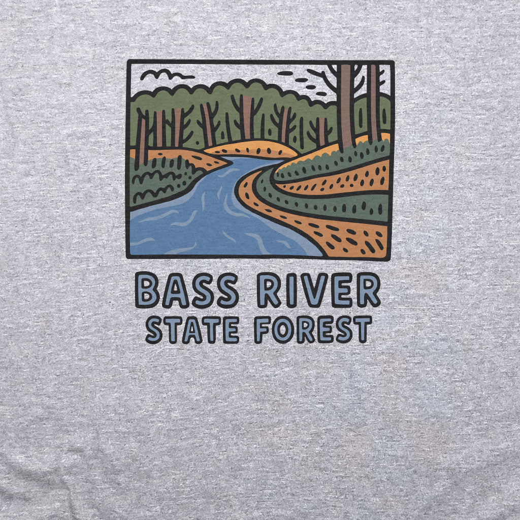 Bass River State Forest T-Shirt Adventure and Outdoors Themed T-Shirt