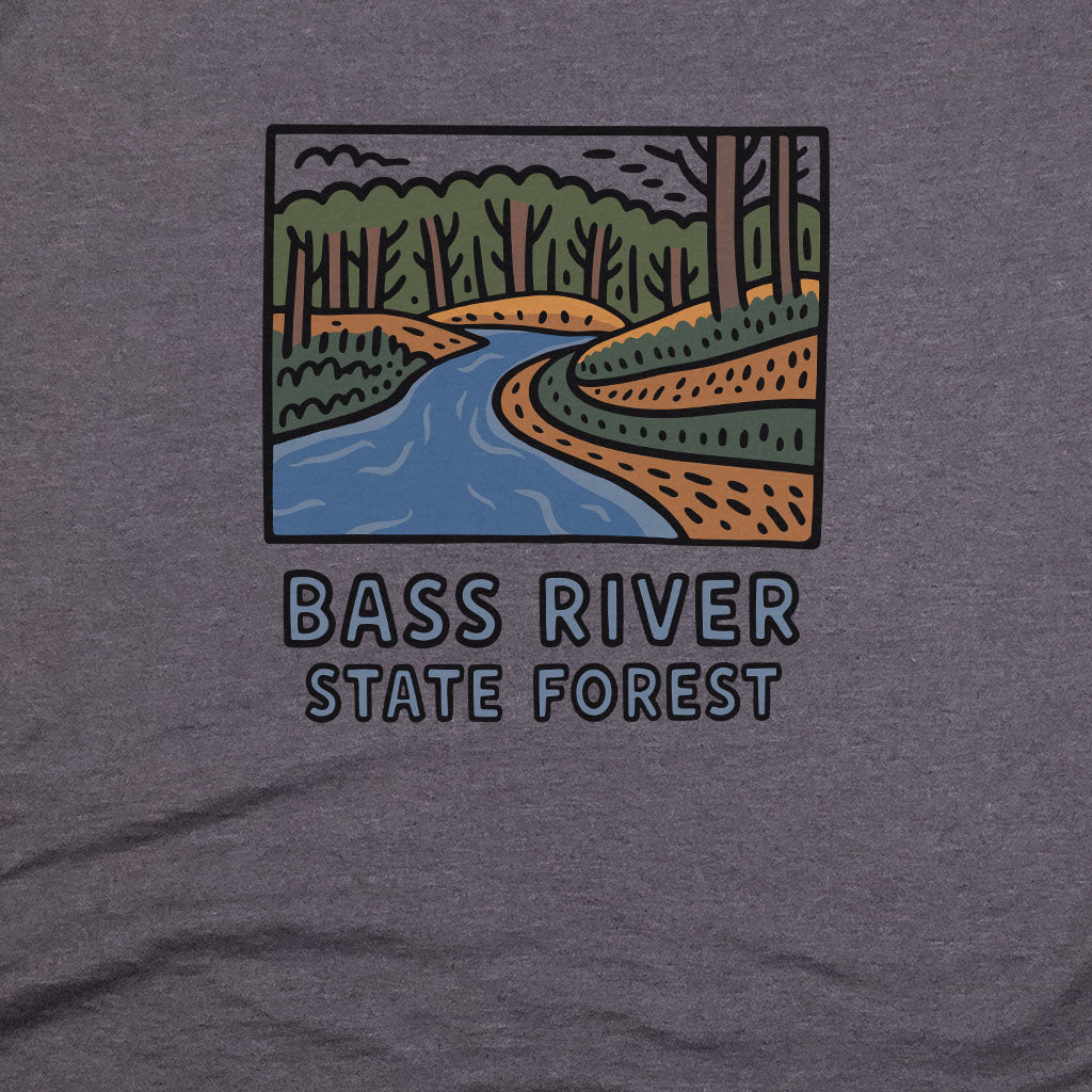 Bass River State Forest T-Shirt Adventure and Outdoors Themed T-Shirt