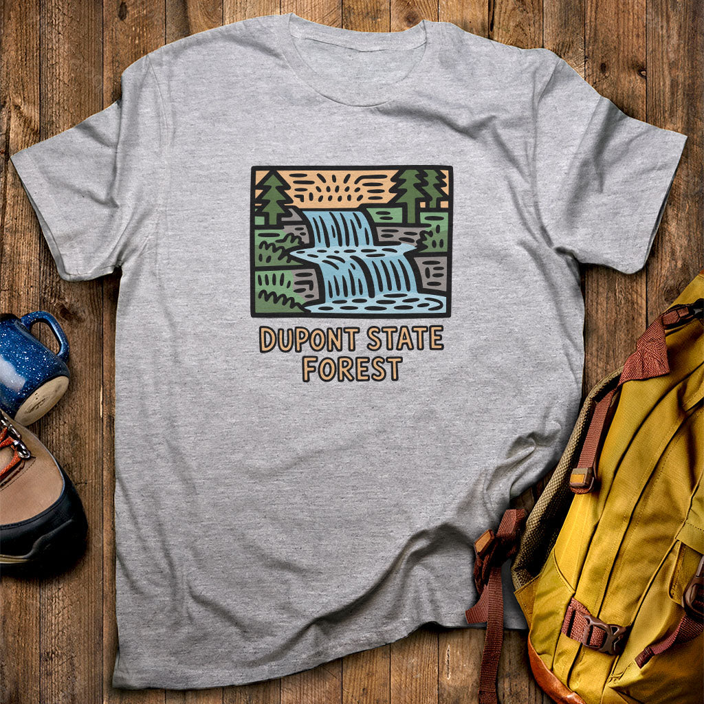 Dupont State Forest T-Shirt Sport Grey Adventure and Outdoors Themed T-Shirt