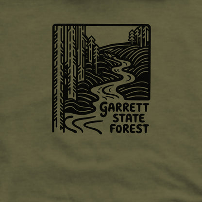 Garrett State Forest Crewneck Sweatshirt Adventure and Outdoors Themed Sweatshirt