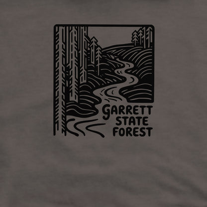 Garrett State Forest Crewneck Sweatshirt Adventure and Outdoors Themed Sweatshirt