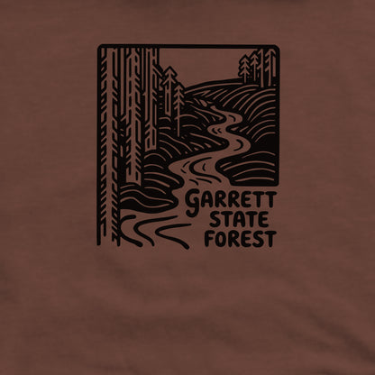 Garrett State Forest Crewneck Sweatshirt Adventure and Outdoors Themed Sweatshirt