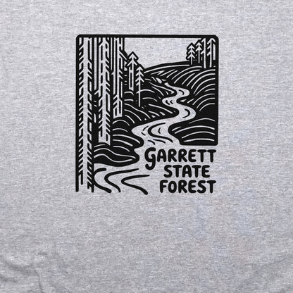Garrett State Forest Crewneck Sweatshirt Adventure and Outdoors Themed Sweatshirt