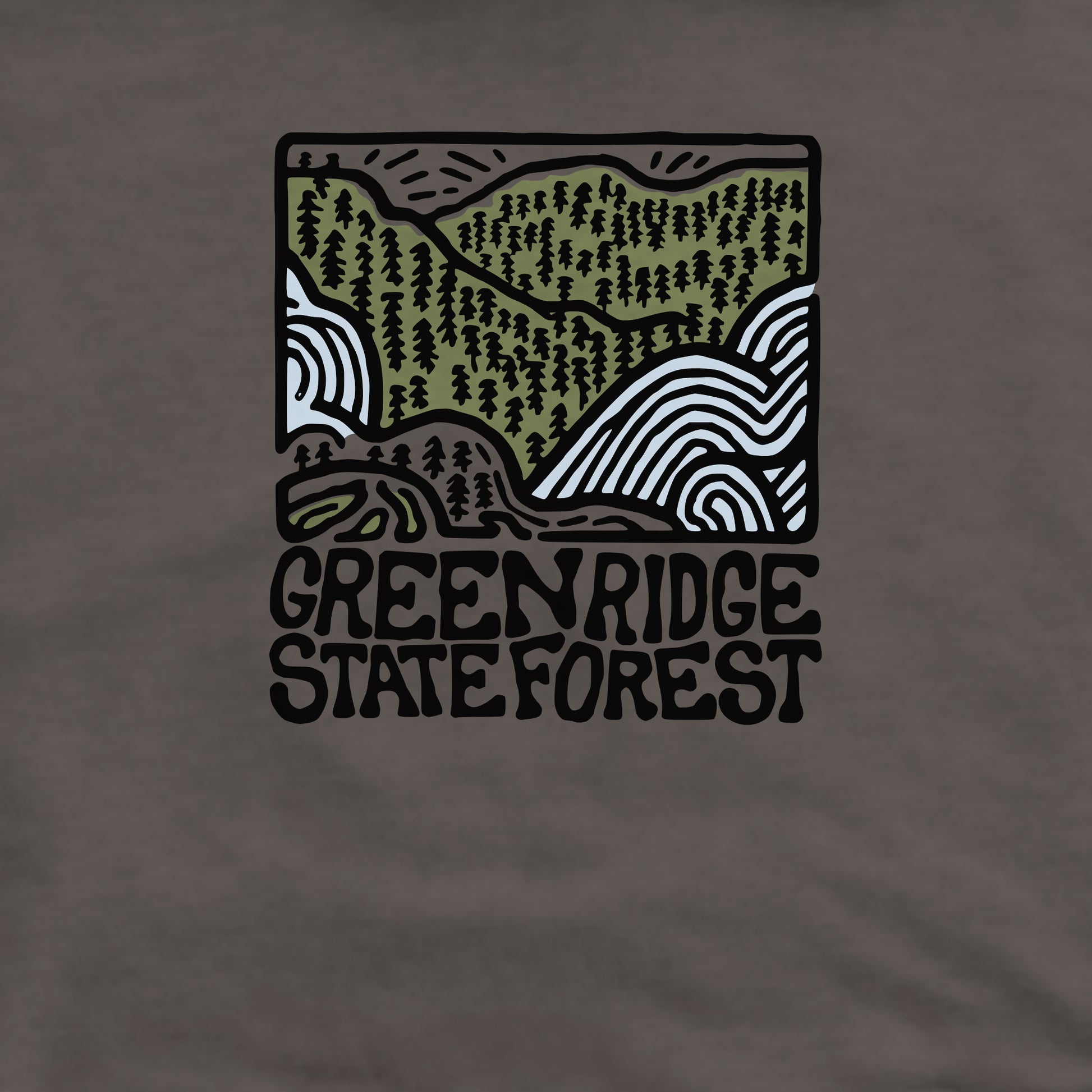 Green Ridge State Forest Crewneck Sweatshirt Adventure and Outdoors Themed Sweatshirt