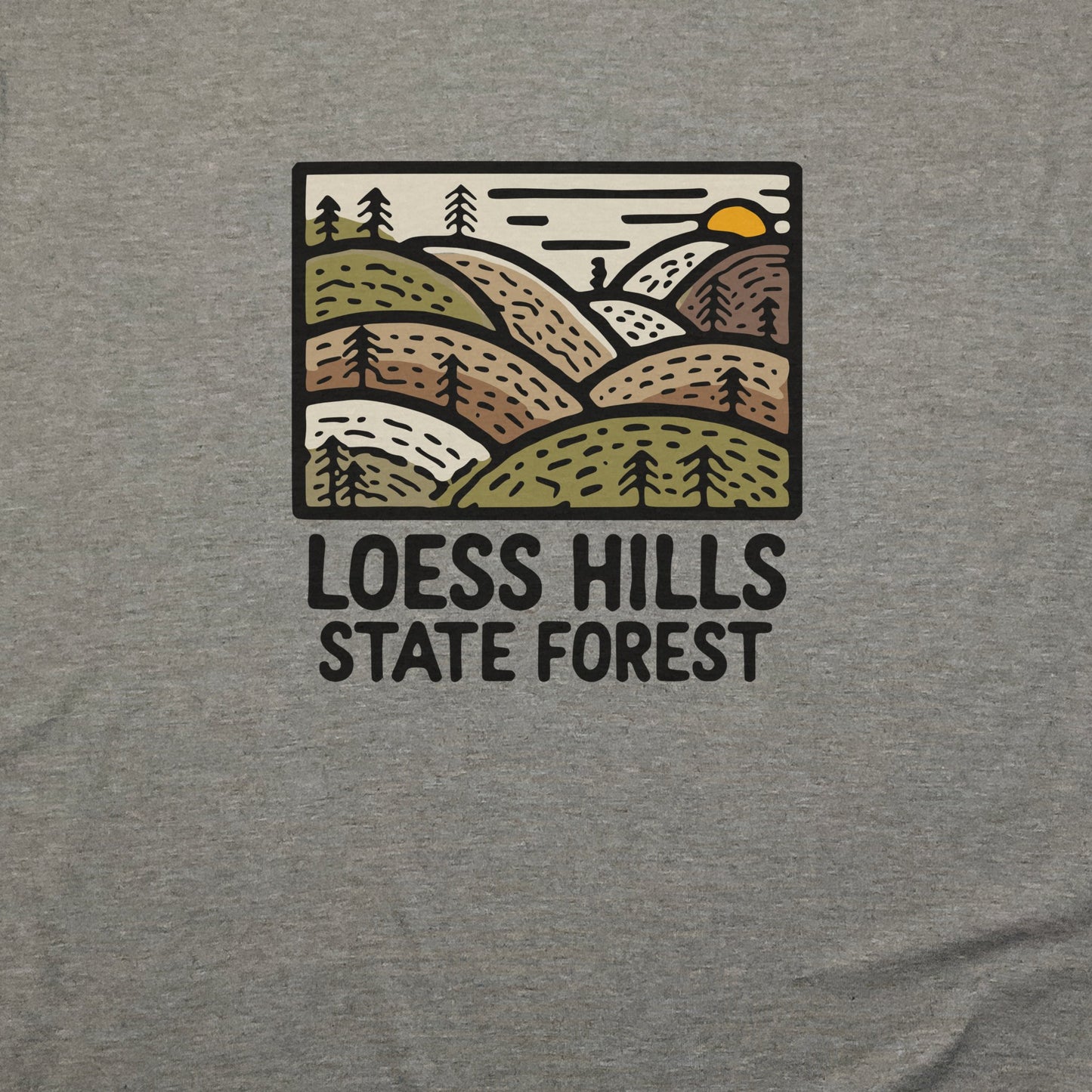 Loess Hills State Forest T-Shirt Adventure and Outdoors Themed T-Shirt