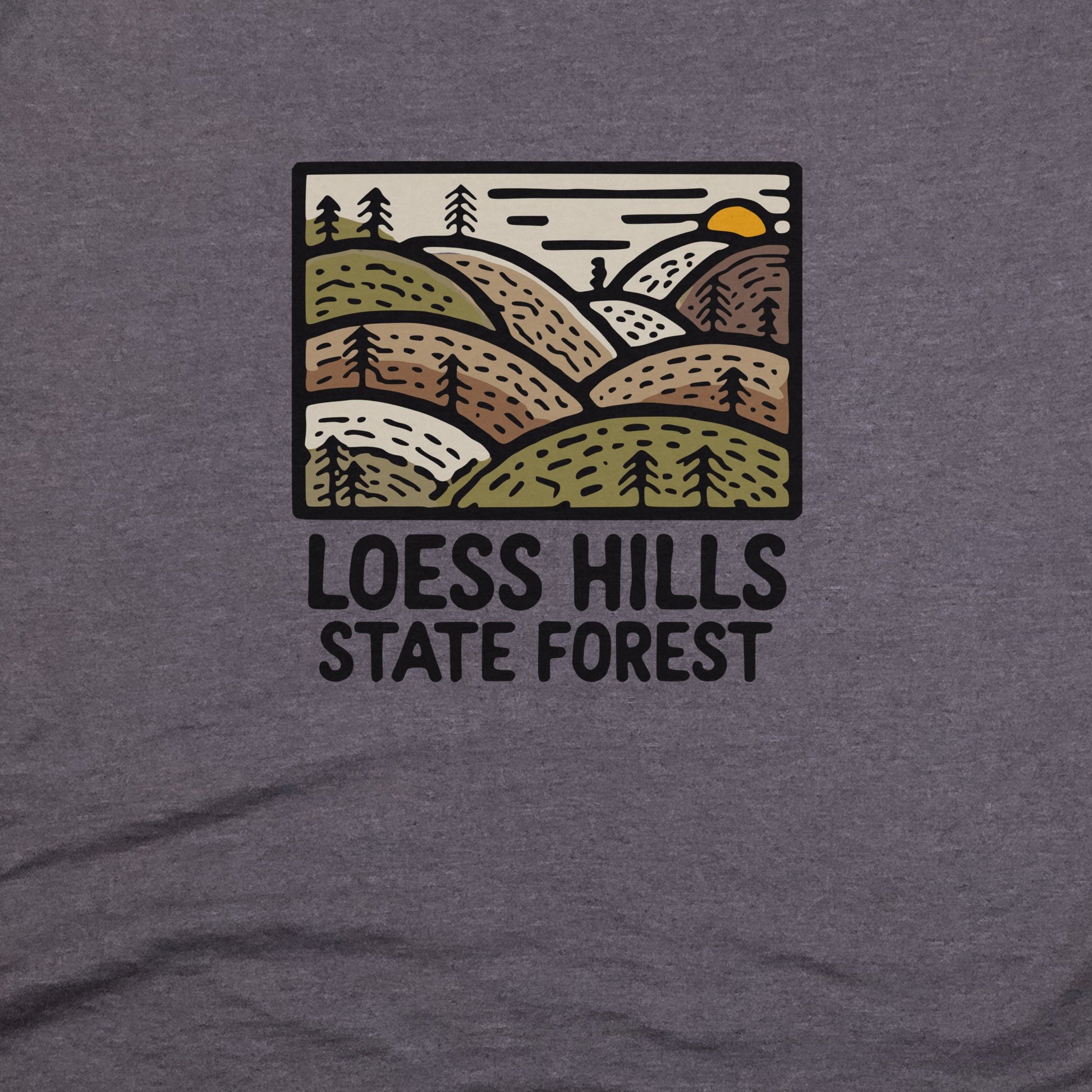 Loess Hills State Forest T-Shirt Adventure and Outdoors Themed T-Shirt