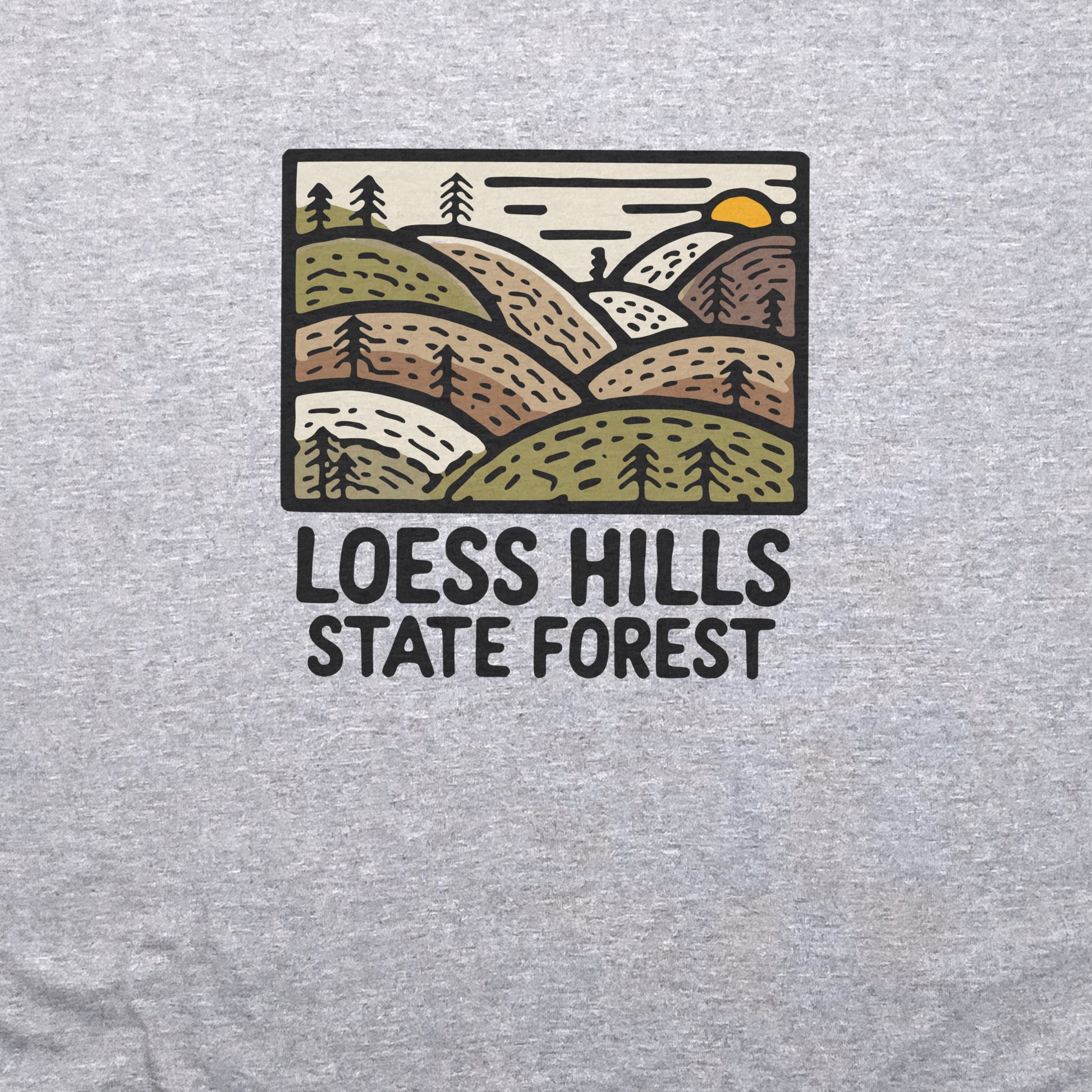 Loess Hills State Forest T-Shirt Adventure and Outdoors Themed T-Shirt
