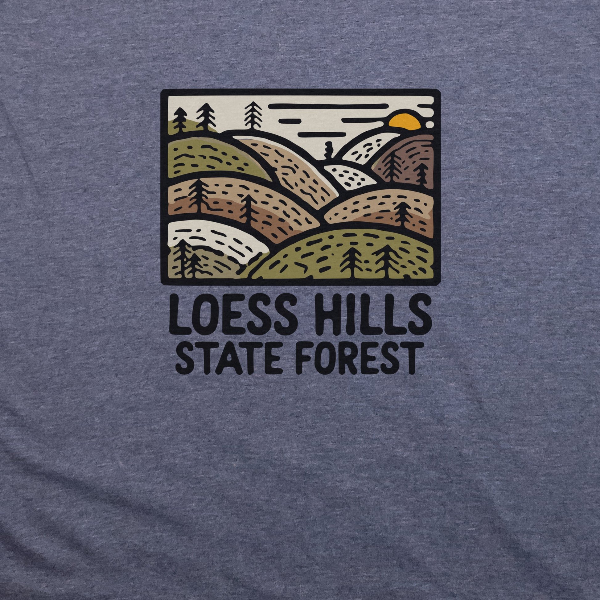 Loess Hills State Forest T-Shirt Adventure and Outdoors Themed T-Shirt