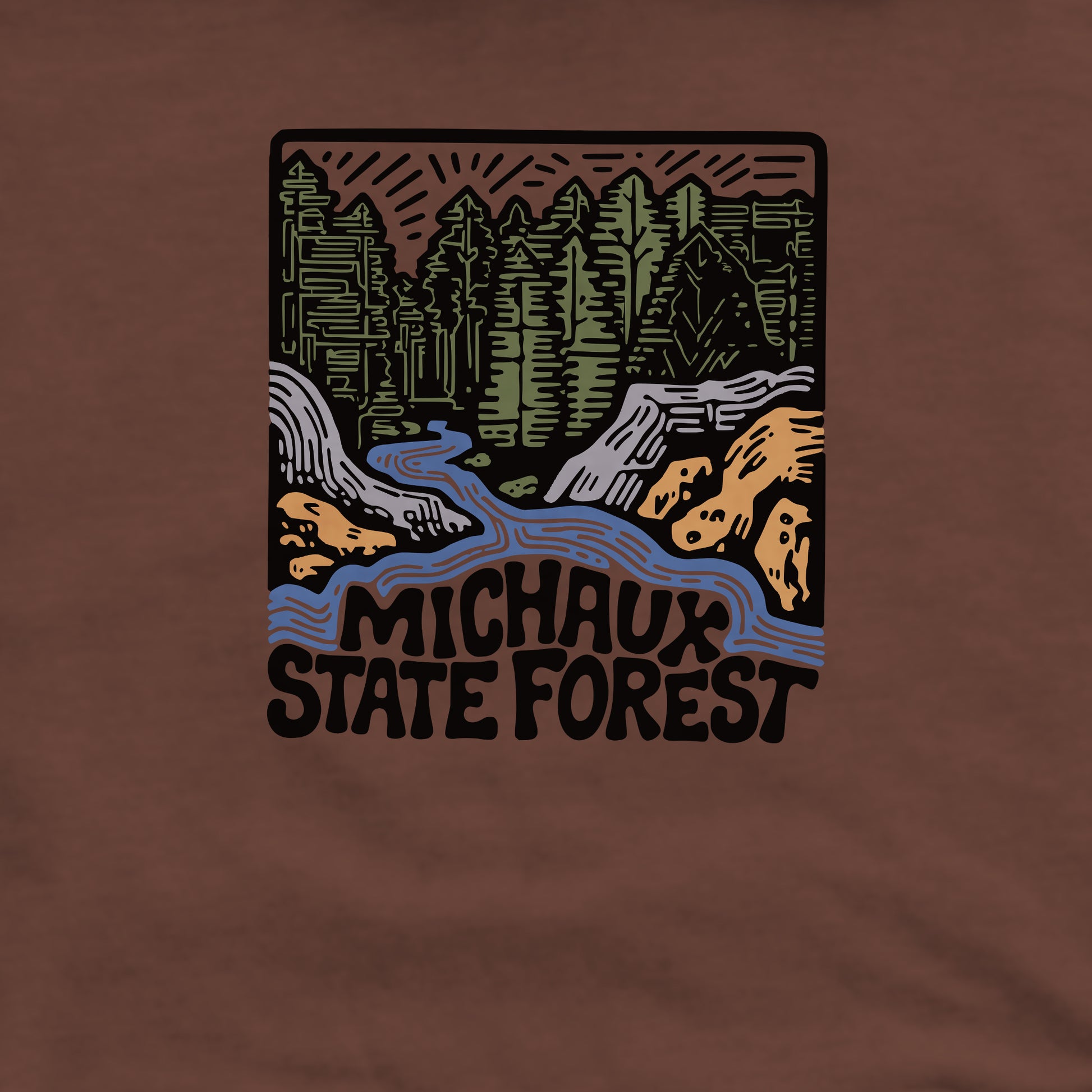Michaux State Forest Crewneck Sweatshirt Adventure and Outdoors Themed Sweatshirt