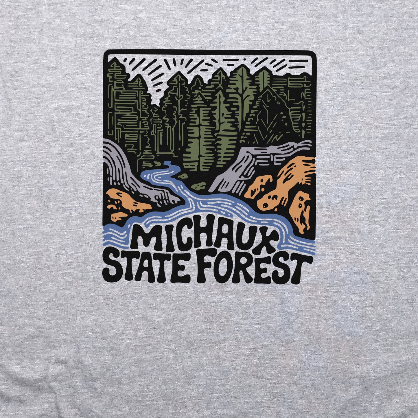 Michaux State Forest Crewneck Sweatshirt Adventure and Outdoors Themed Sweatshirt