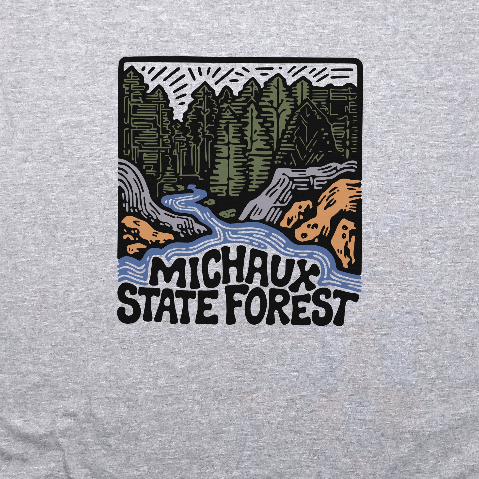 Michaux State Forest Crewneck Sweatshirt Adventure and Outdoors Themed Sweatshirt