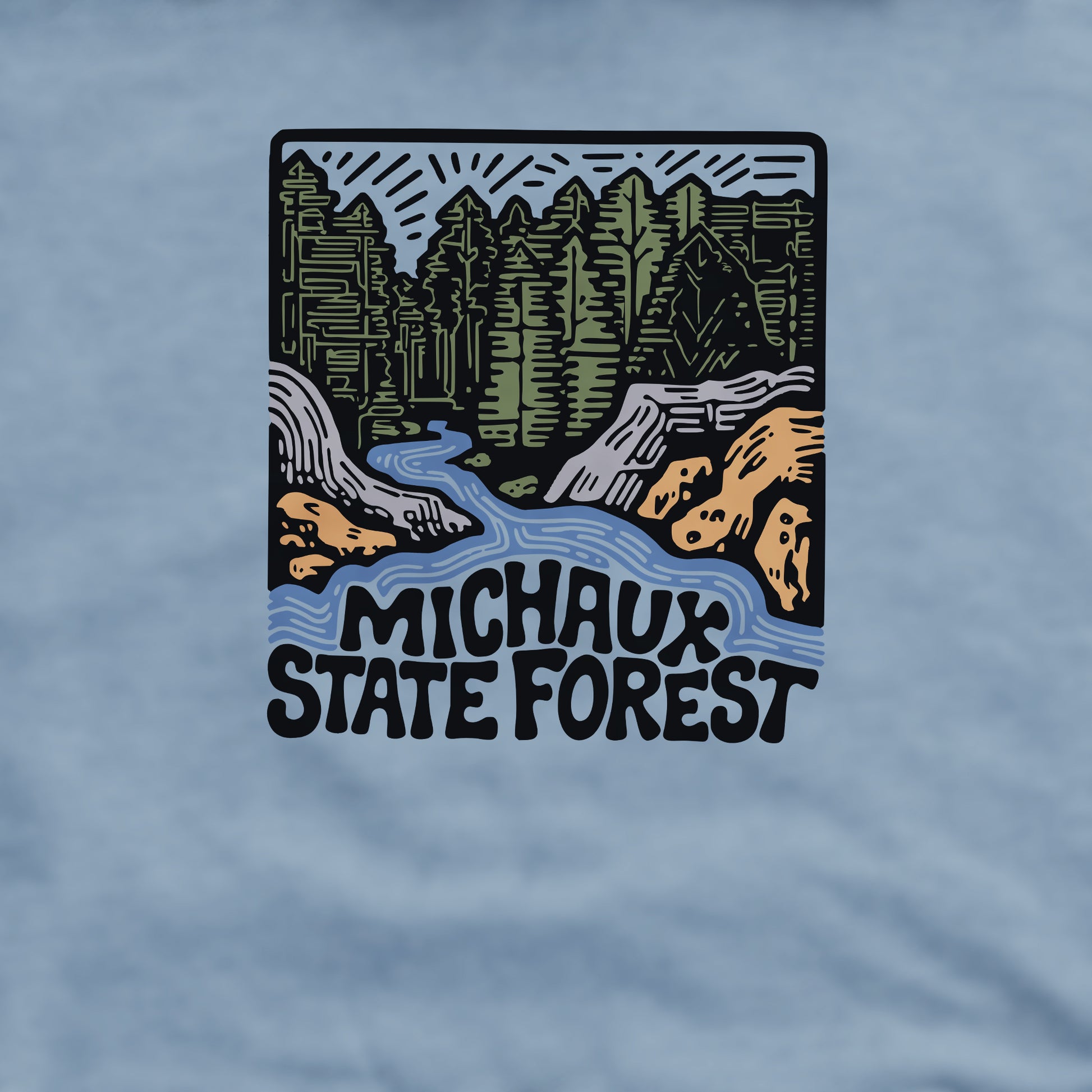Michaux State Forest Crewneck Sweatshirt Adventure and Outdoors Themed Sweatshirt