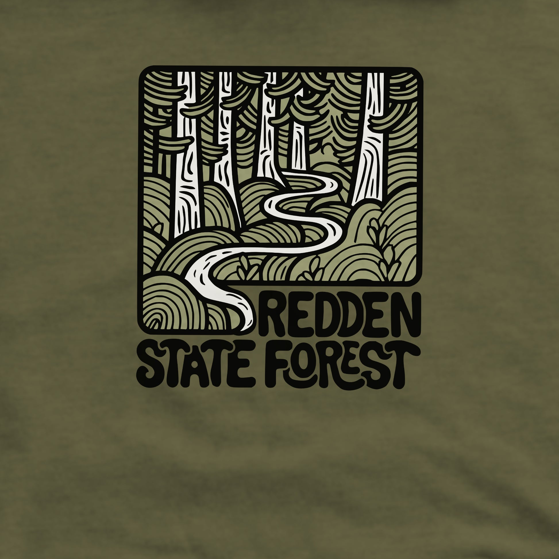 Redden State Forest Crewneck Sweatshirt Adventure and Outdoors Themed Sweatshirt