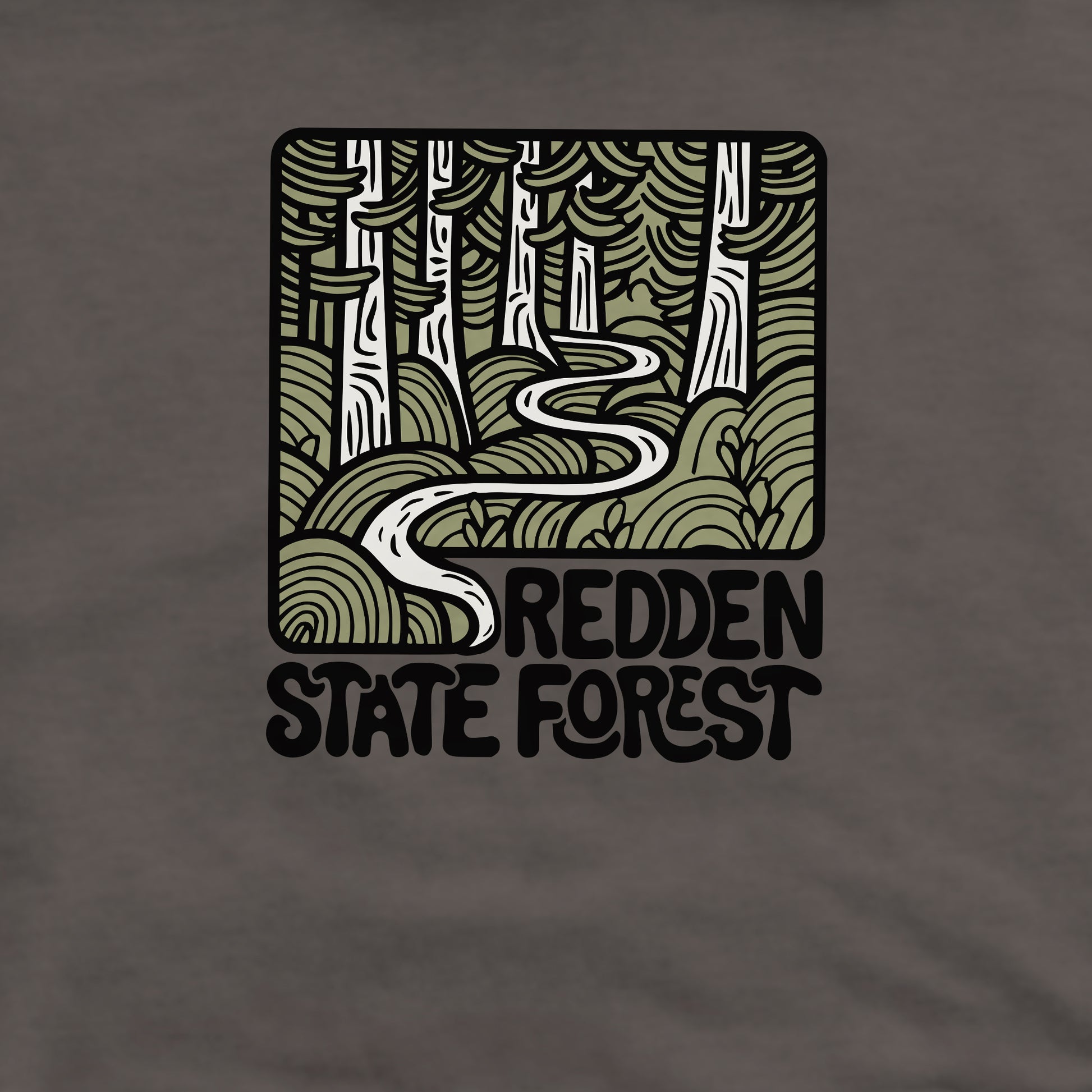 Redden State Forest Crewneck Sweatshirt Adventure and Outdoors Themed Sweatshirt