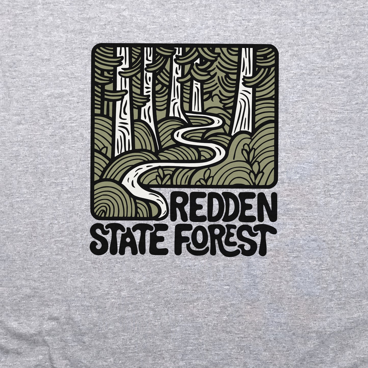 Redden State Forest Crewneck Sweatshirt Adventure and Outdoors Themed Sweatshirt