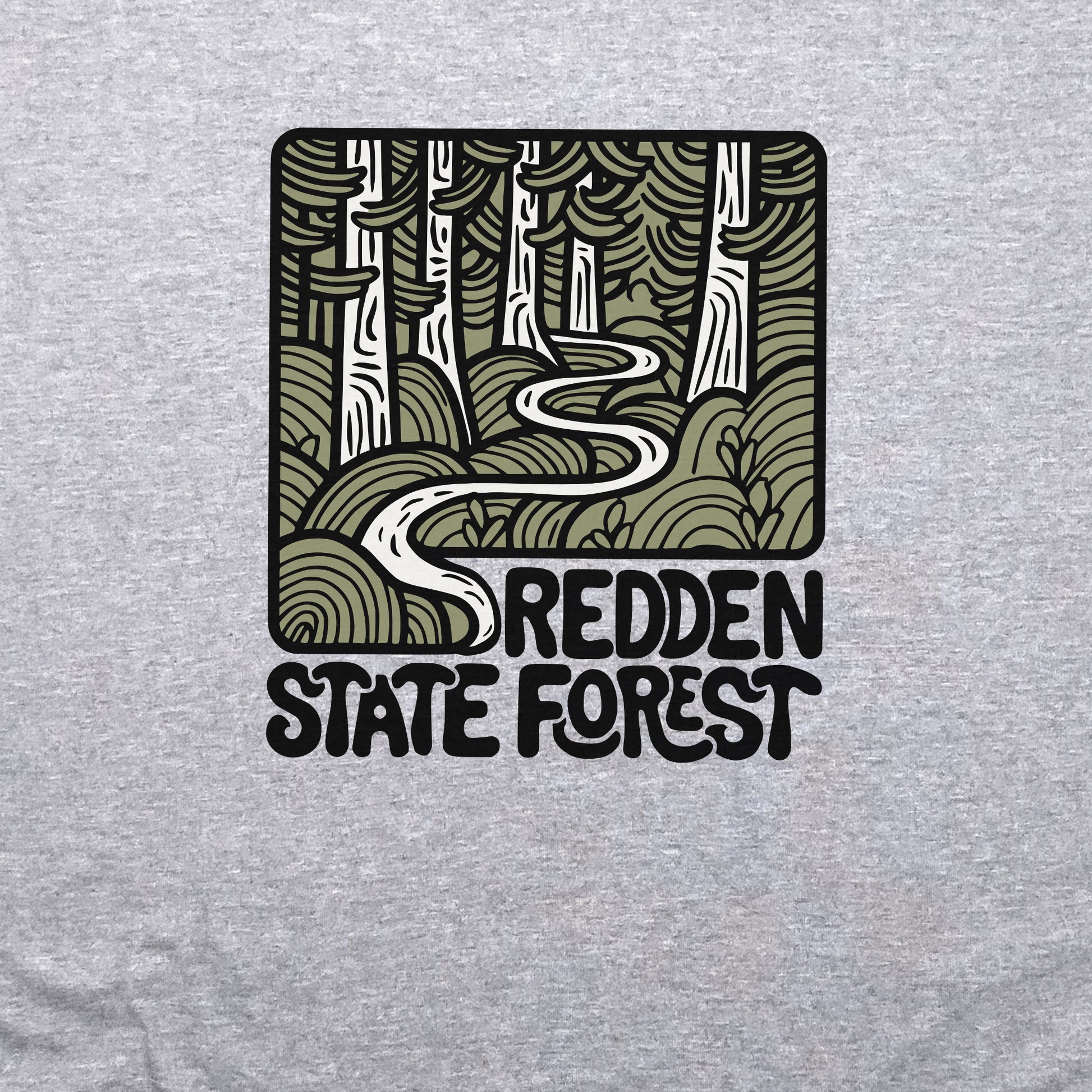 Redden State Forest Crewneck Sweatshirt Adventure and Outdoors Themed Sweatshirt