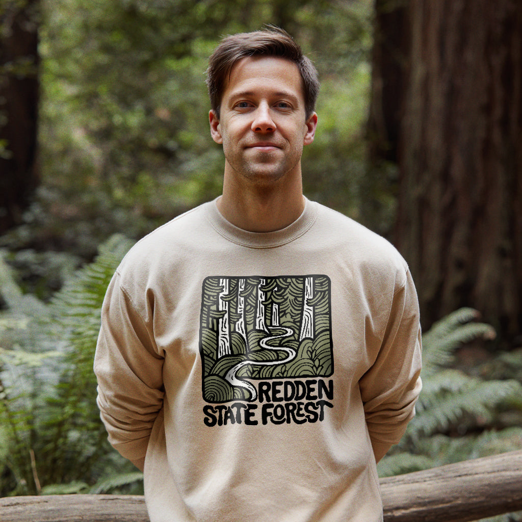 Redden State Forest Crewneck Sweatshirt Adventure and Outdoors Themed Sweatshirt