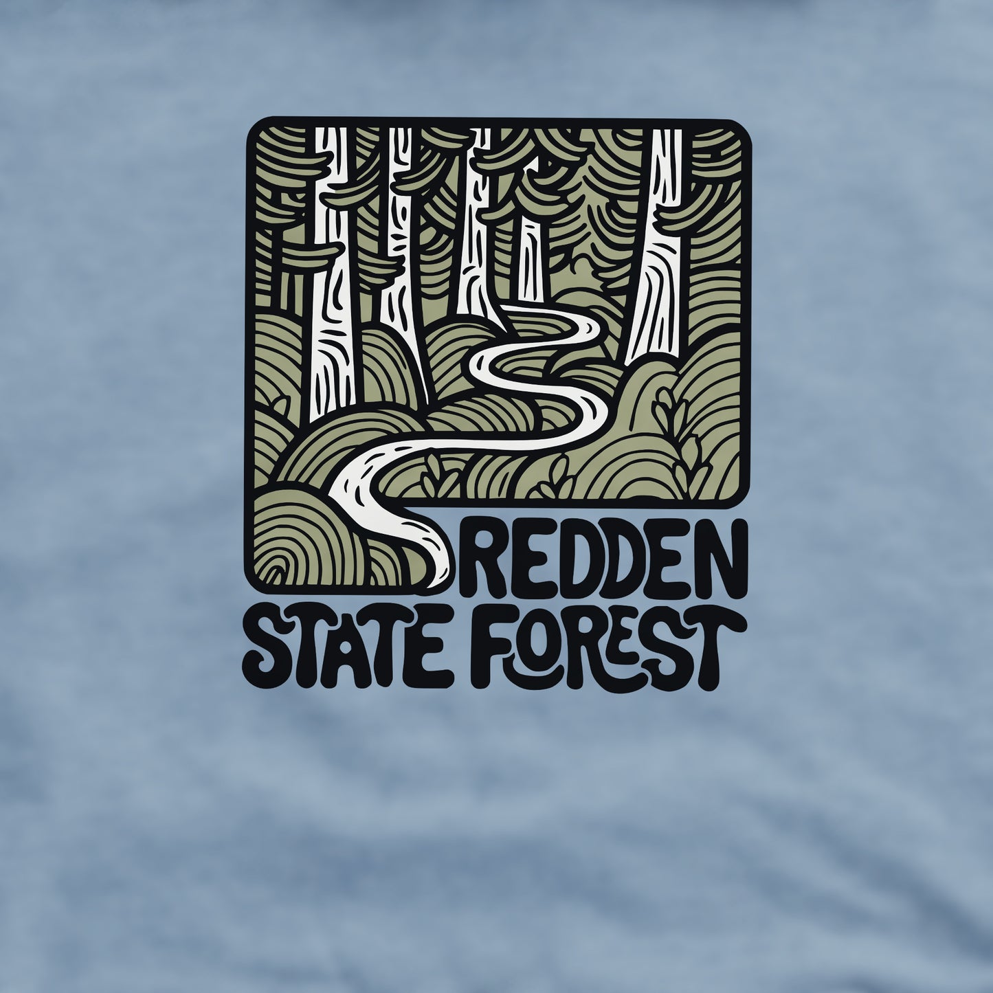 Redden State Forest Crewneck Sweatshirt Adventure and Outdoors Themed Sweatshirt
