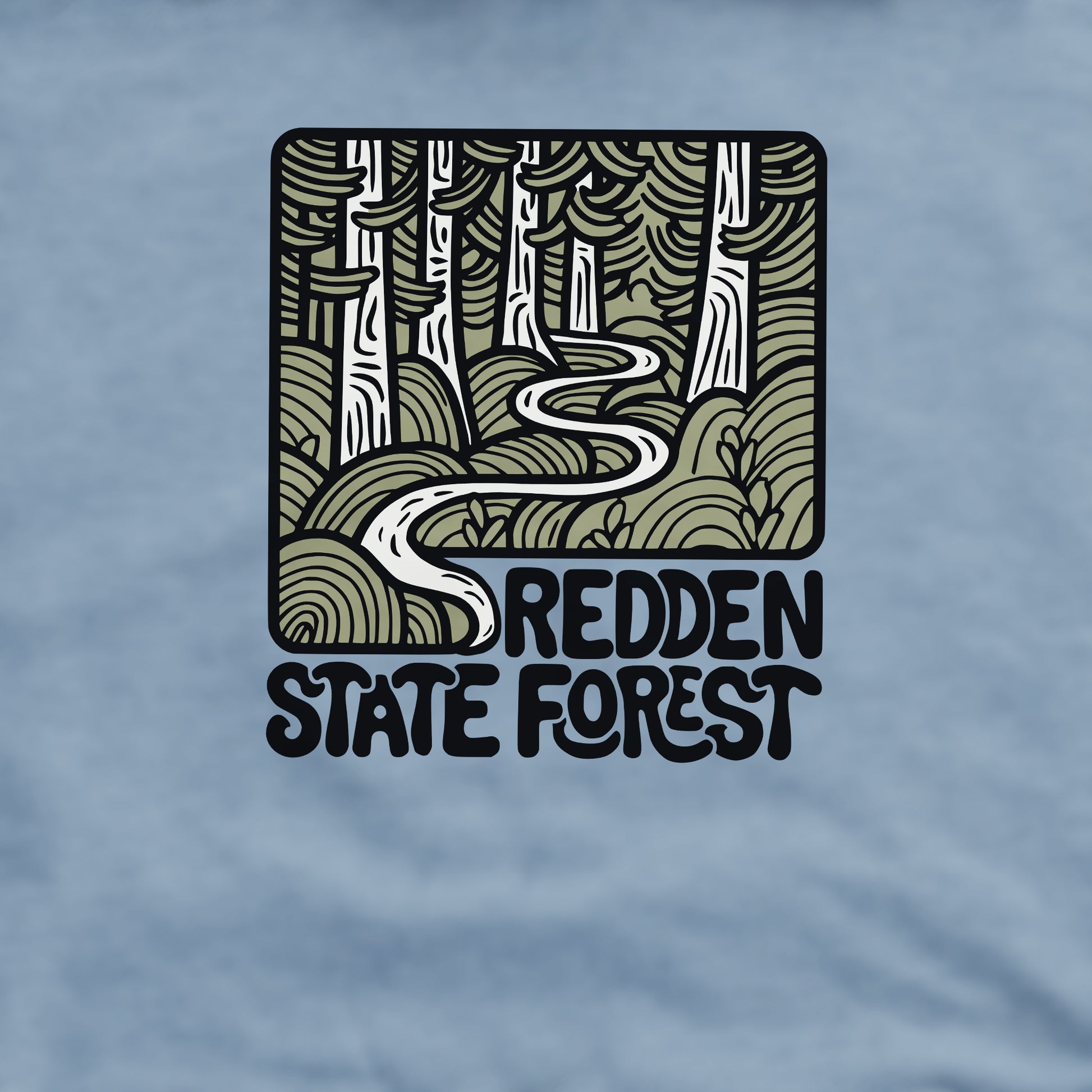 Redden State Forest Crewneck Sweatshirt Adventure and Outdoors Themed Sweatshirt