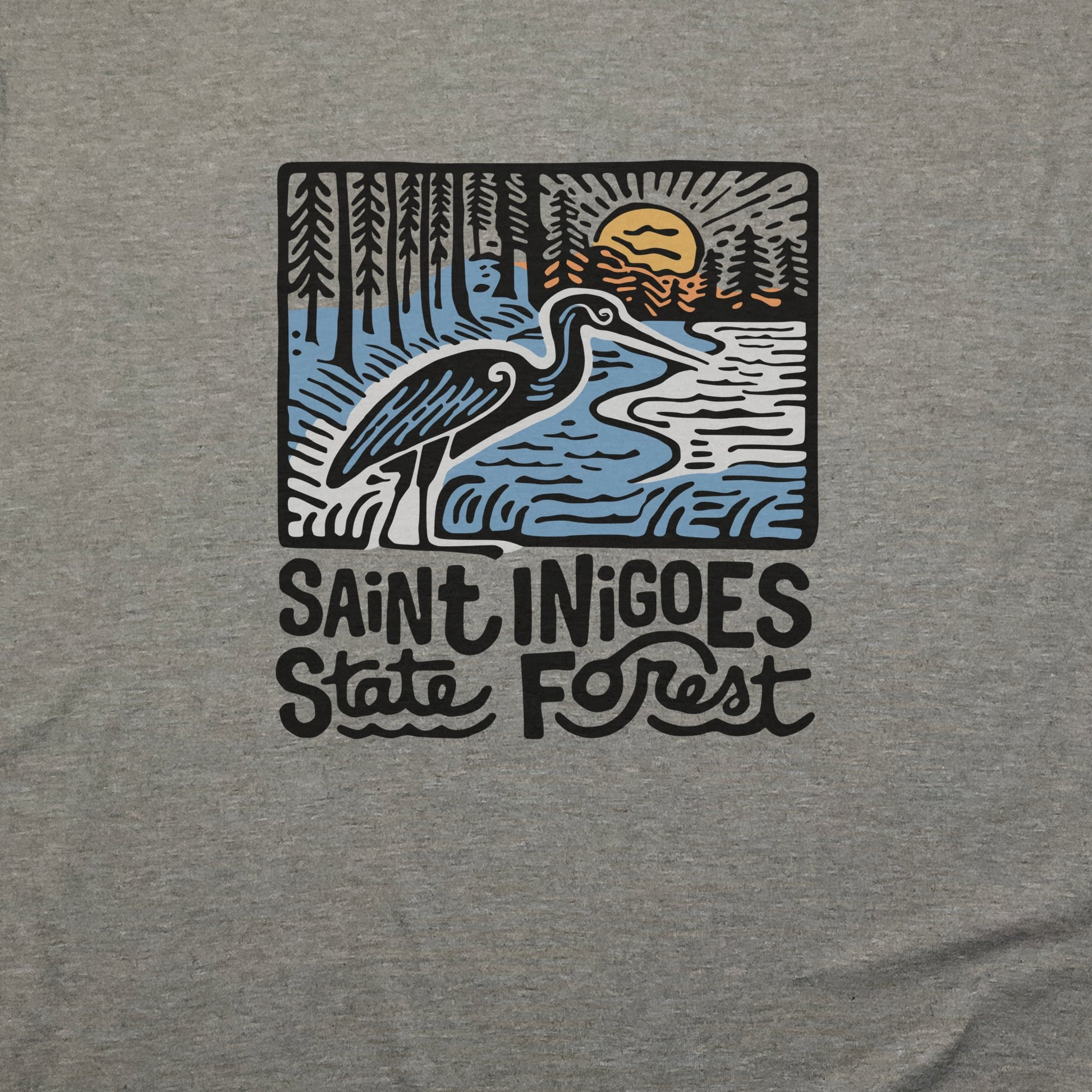 Saint Inigoes State Forest T-Shirt Adventure and Outdoors Themed T-Shirt