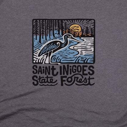 Saint Inigoes State Forest T-Shirt Adventure and Outdoors Themed T-Shirt