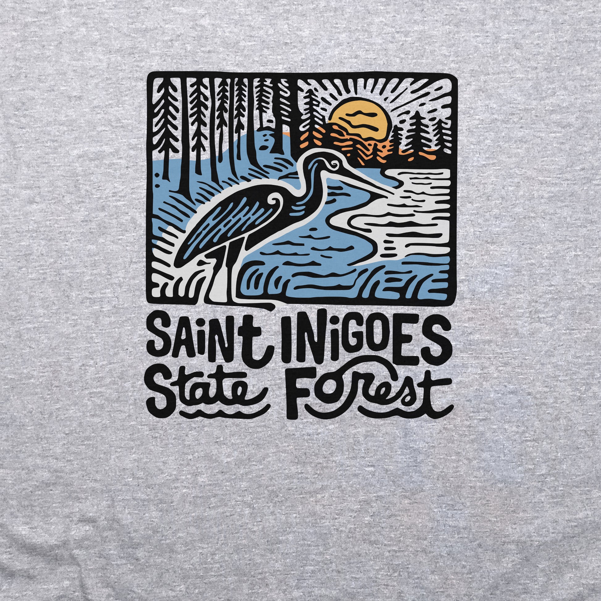 Saint Inigoes State Forest Crewneck Sweatshirt Adventure and Outdoors Themed Sweatshirt