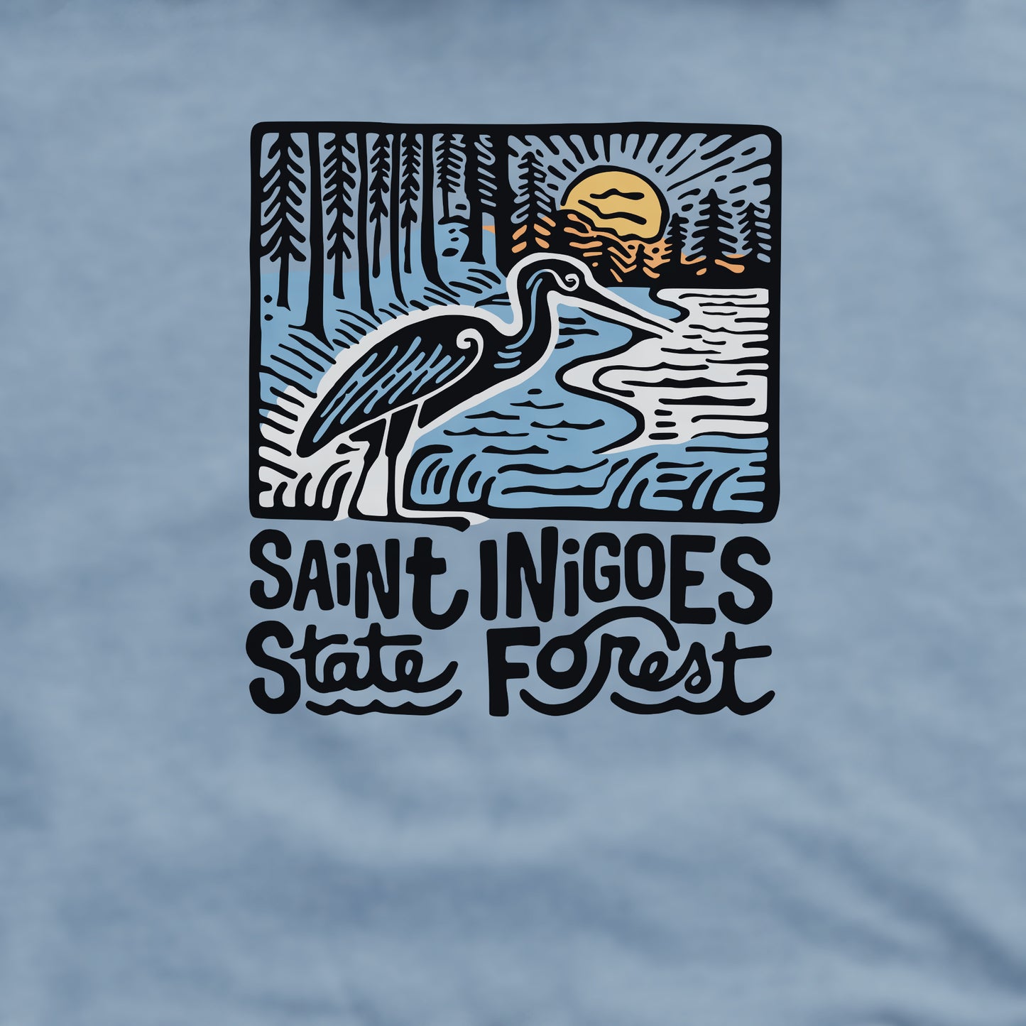 Saint Inigoes State Forest Crewneck Sweatshirt Adventure and Outdoors Themed Sweatshirt