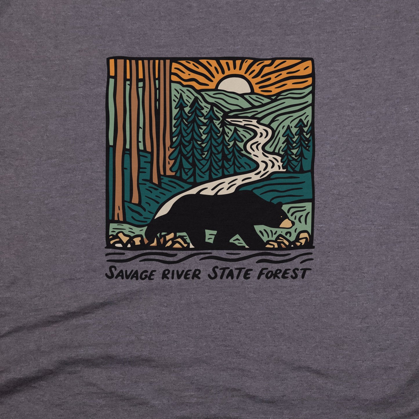 Savage River State Forest T-Shirt Adventure and Outdoors Themed T-Shirt
