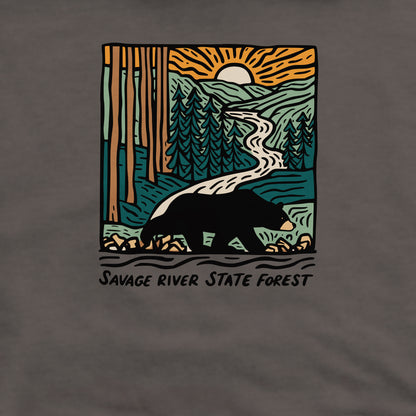Savage River State Forest Crewneck Sweatshirt Adventure and Outdoors Themed Sweatshirt