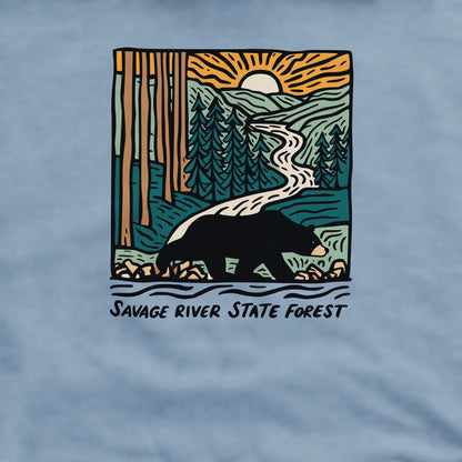 Savage River State Forest Crewneck Sweatshirt Adventure and Outdoors Themed Sweatshirt