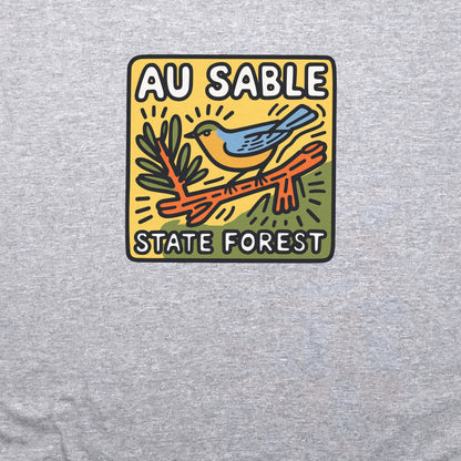 Au Sable State Forest Crewneck Sweatshirt Adventure and Outdoors Themed Sweatshirt