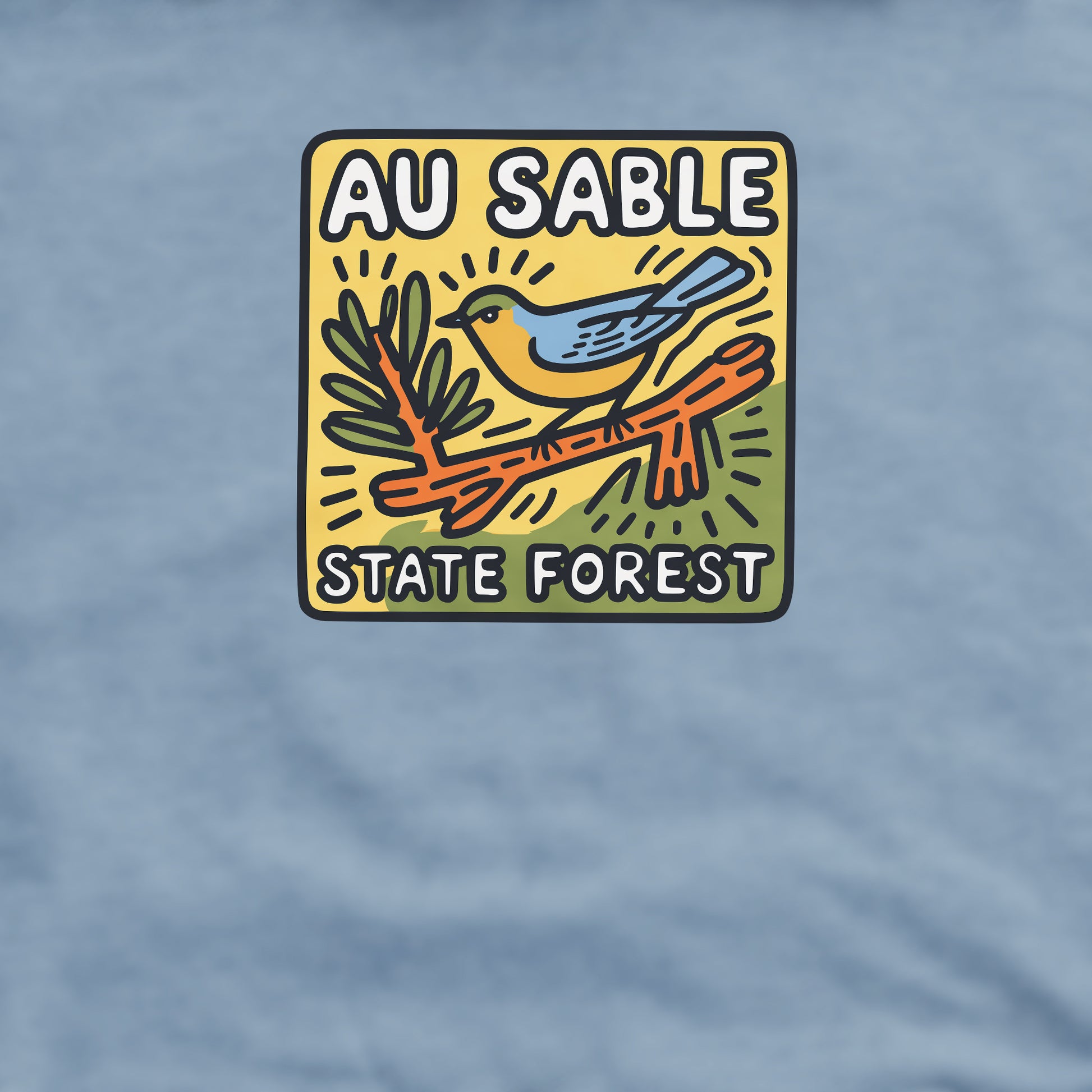 Au Sable State Forest Crewneck Sweatshirt Adventure and Outdoors Themed Sweatshirt