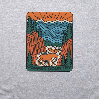 Copper Country State Forest Crewneck Sweatshirt Adventure and Outdoors Themed Sweatshirt